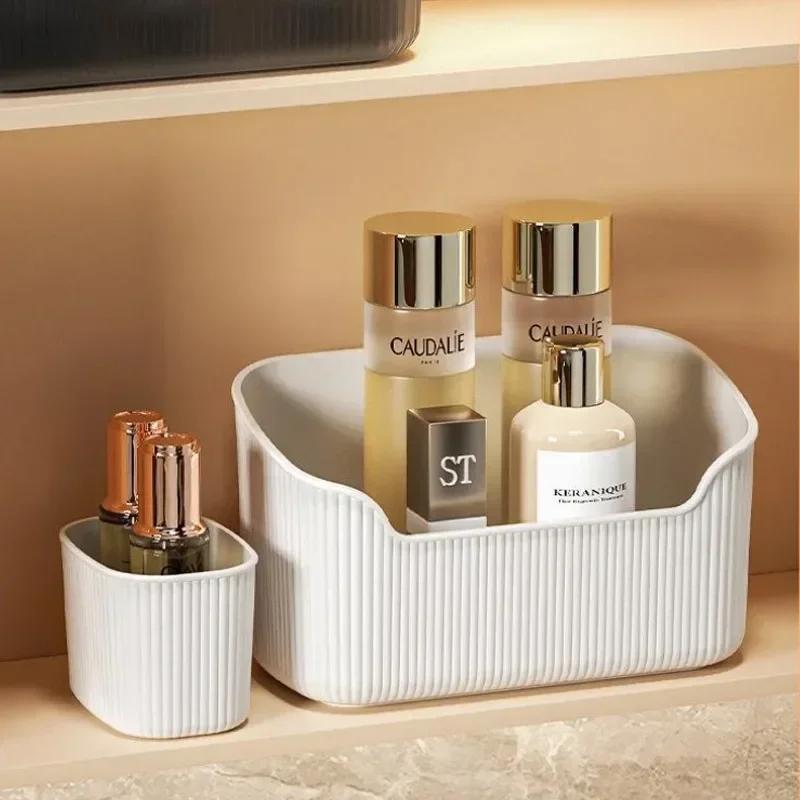 MIRROR CABINET Cosmetic Storage Box Large Capacity Makeup Organizer Bedroom Bathroom Multifunctional Cabinet Storage Organizer