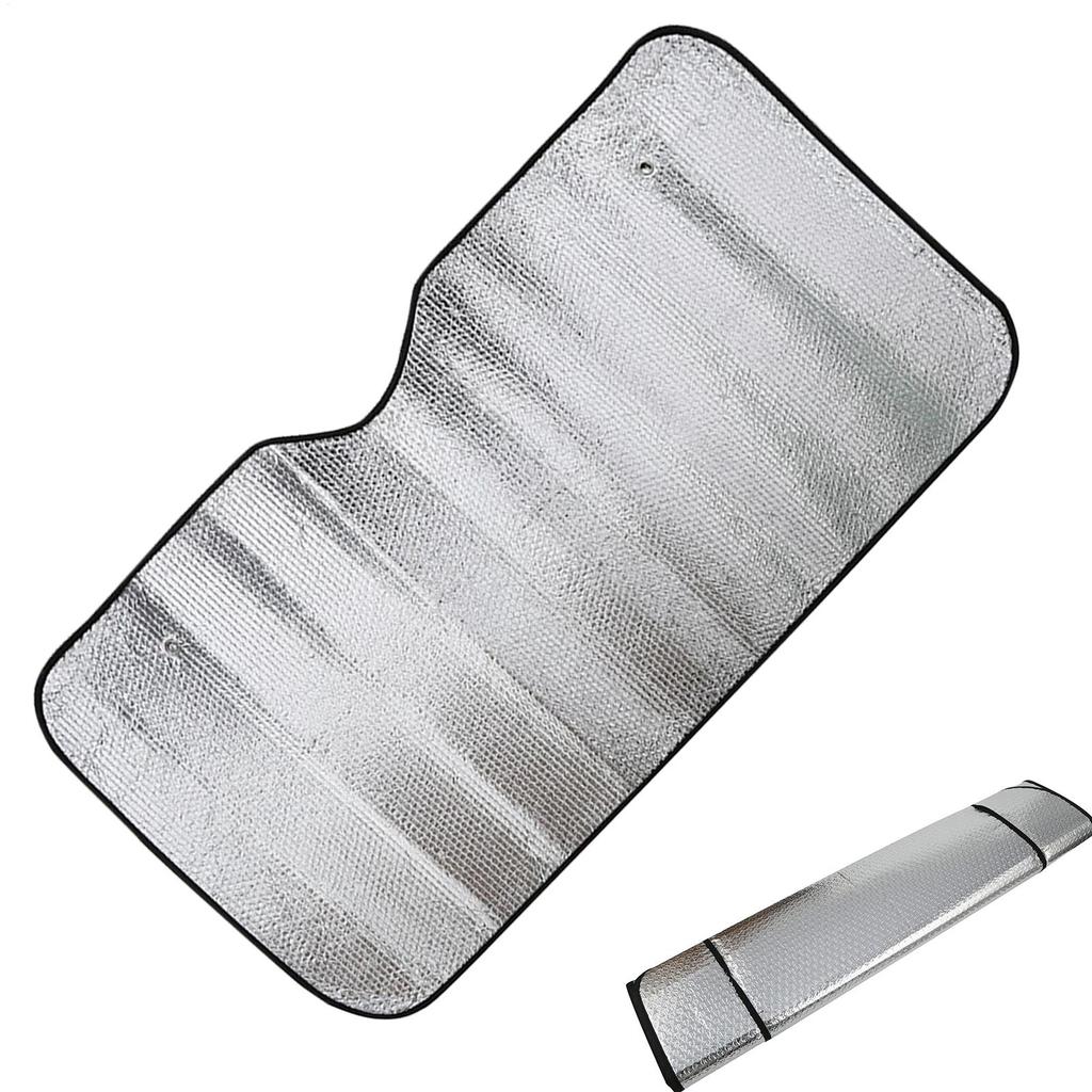 Large Truck Windshield Sunshade Aluminum Foil Heat Blocking Sun Visor Summer Truck Windshield Heat Insulation and Sun Protection