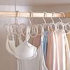 Multi-Functional Tie and Scarf Storage Rack with Hooks for Belts and Stockings