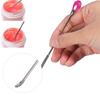3Colors Nail Spatula Picker Spoon Acrylic Gel Powder Mix Stick Stirring Rod Manicure Tool Set