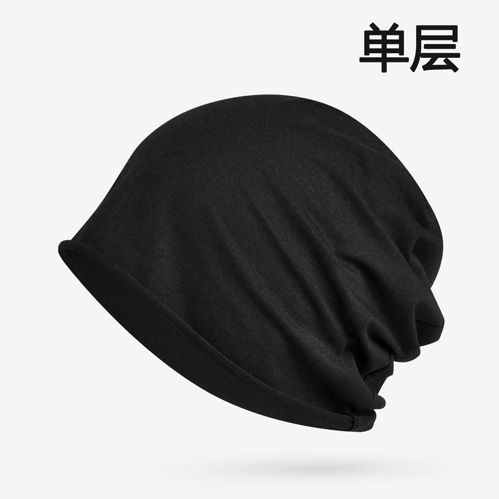 Cappello da notte traspirante senza pressione, cappello a pila, per uomo e donna, primavera ed estate, antivento per aria condizionata, cappello sottile per testa calva, cappello a sacchetto