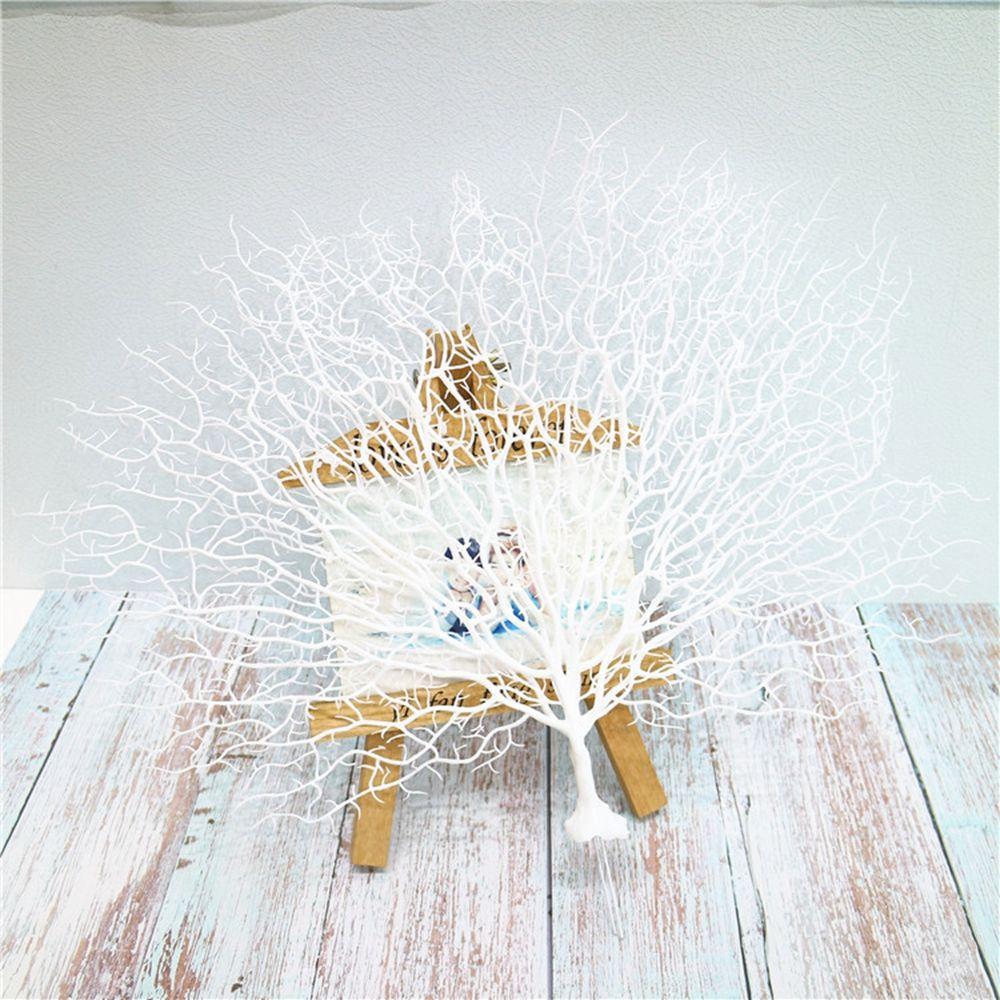 

Растение Декоративные Аксессуары Пластиковая Искусственная Морская Коряга Ветка Павлин Дерево Коралловая Ветка Морское Дерево белый