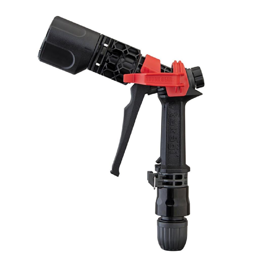 Takagi Tough Gear Cyclone Watering Nozzle for Standard Hose with Hook, Heavy-Duty, QG559