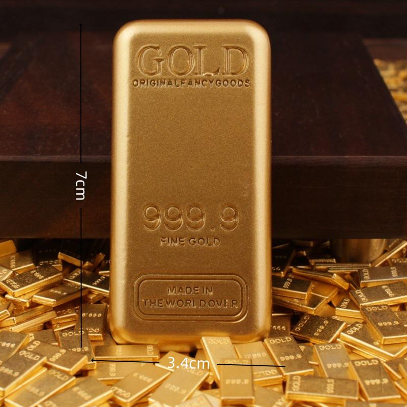 Mini Gold Bar Photo Frame with Treasure Pot Accessories