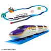 Takara Tomy Plarail E8 Series Tsubasa Tomica Arch Railroad Crossing Set 3 bonus Train Train Toy Ages 3 and up Connection! & (Includes first-time