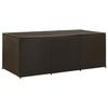 VidaXL Wicker Resin Garden Storage Box 180x90x70 Cm Brown 46478
