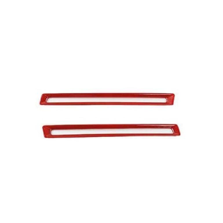 Car Interior Door Armrest Panel Strip Trim For Ford Mustang 2015- Bright Red