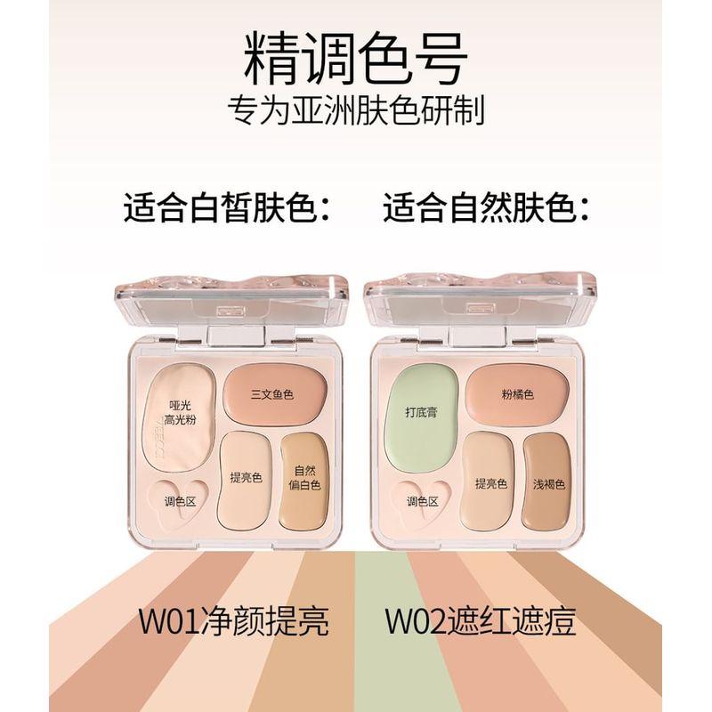 VEECCI - Adaptable 4-Color Concealer Palette - 2 Colors