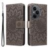 For Honor 400 Pro 5G (Global) Leather Wallet Case Sunflower Imprinted Phone Cover