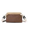Women's Small Square Bag Contrast Shoulder Bag Water-repellent Nylon Bag
