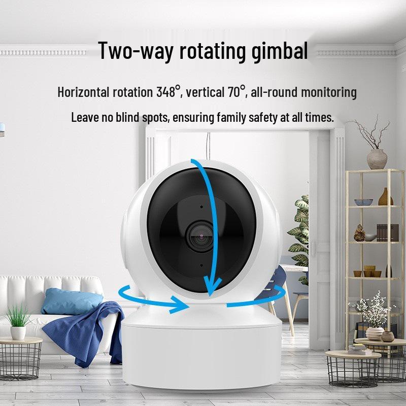 Indoor 4MP 5G Dual-Band WiFi PTZ Security Camera with Infrared Night Vision