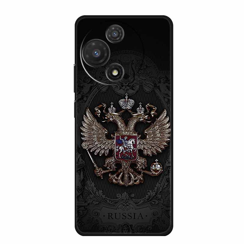 For TCL 605 Case Fashion Flower Protective Black Silicone Soft TPU Back Cover Case For TCL 60 5G 60 SE Case 60SE Coque Funda Bag