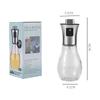 304 Stainless Steel Glass Oil Spray Bottle 1pc - Pressurized Nozzle, Ideal for Kitchen, Outdoor BBQ - No Electricity or Battery
