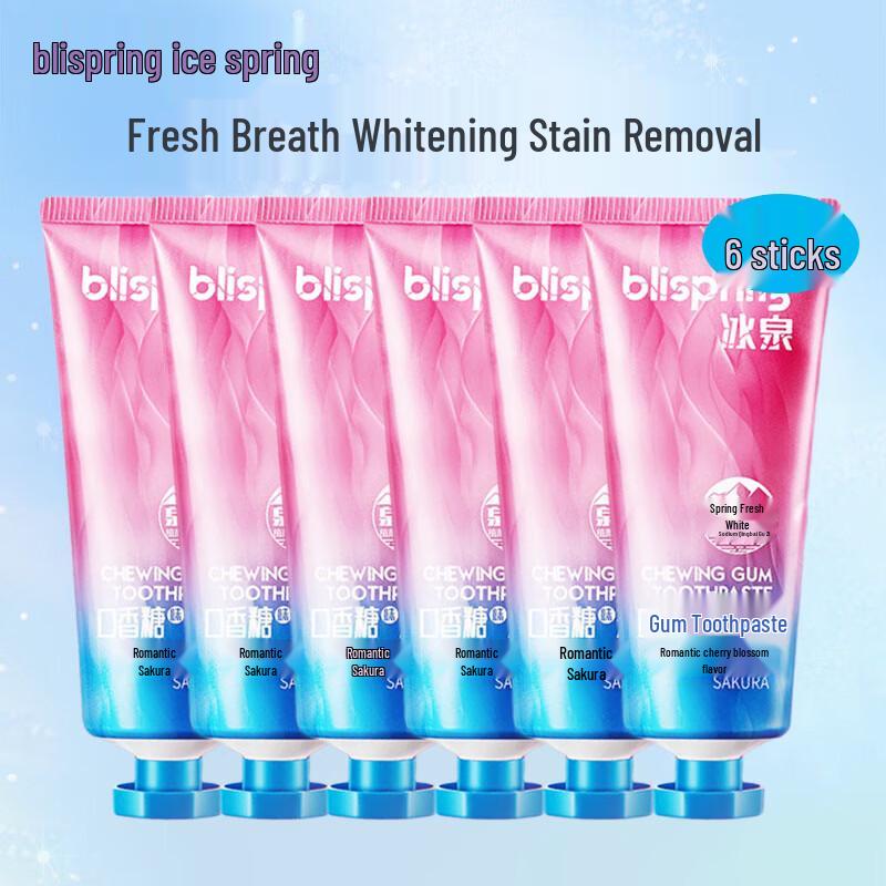 Blispring Romantic Cherry Blossom Toothpaste (6x100g)