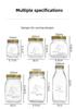Food Grade Transparent Glass Mason Jars for Jam and Kitchen Storage