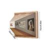 3D Naked Eye Vision Wall Decoration Wooden Non Perforated Wall Mounted Bedside Atmosphere Home Decoration Gift