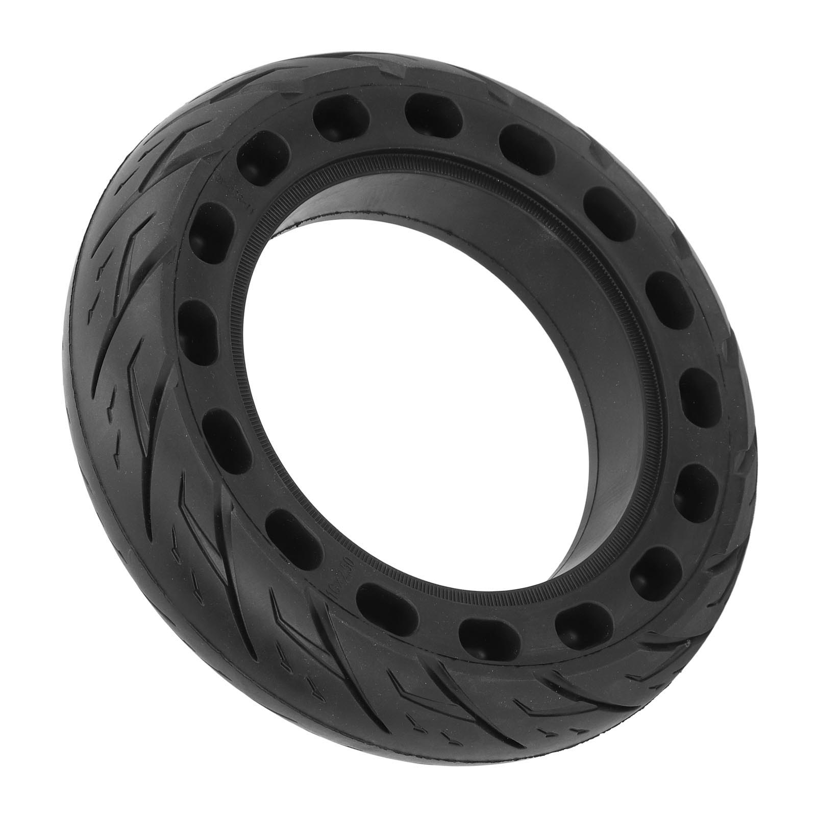 10x2.5 Electric Scooter Non Inflatable Tire Rubber Anti Slip Explosion Proof Electric Scooter Outer Honeycomb Wheel for Replacement
