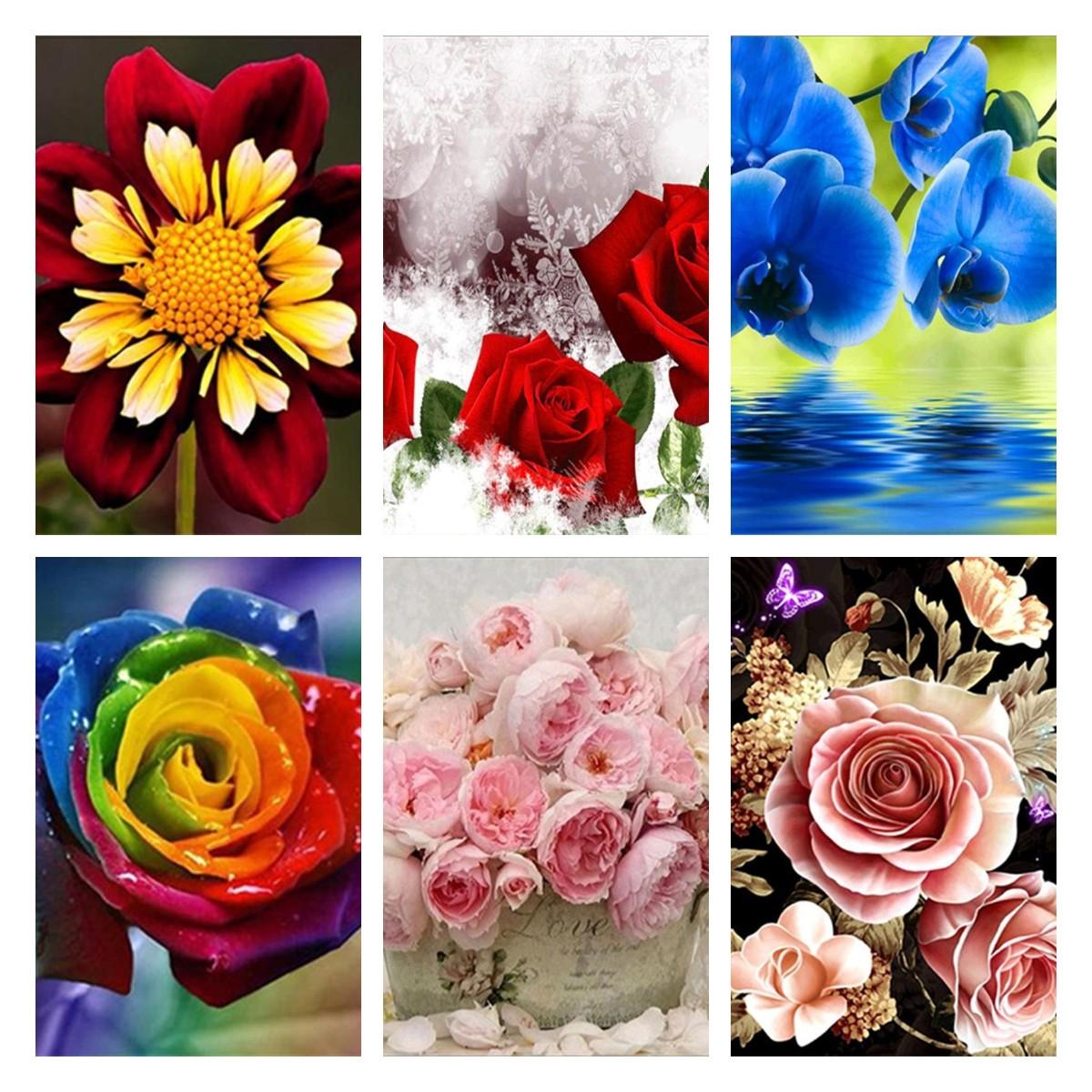 

5D Алмазная картина, вышивка крестом, природа, полное изображение, художественные бусины, домашний декор, круглый