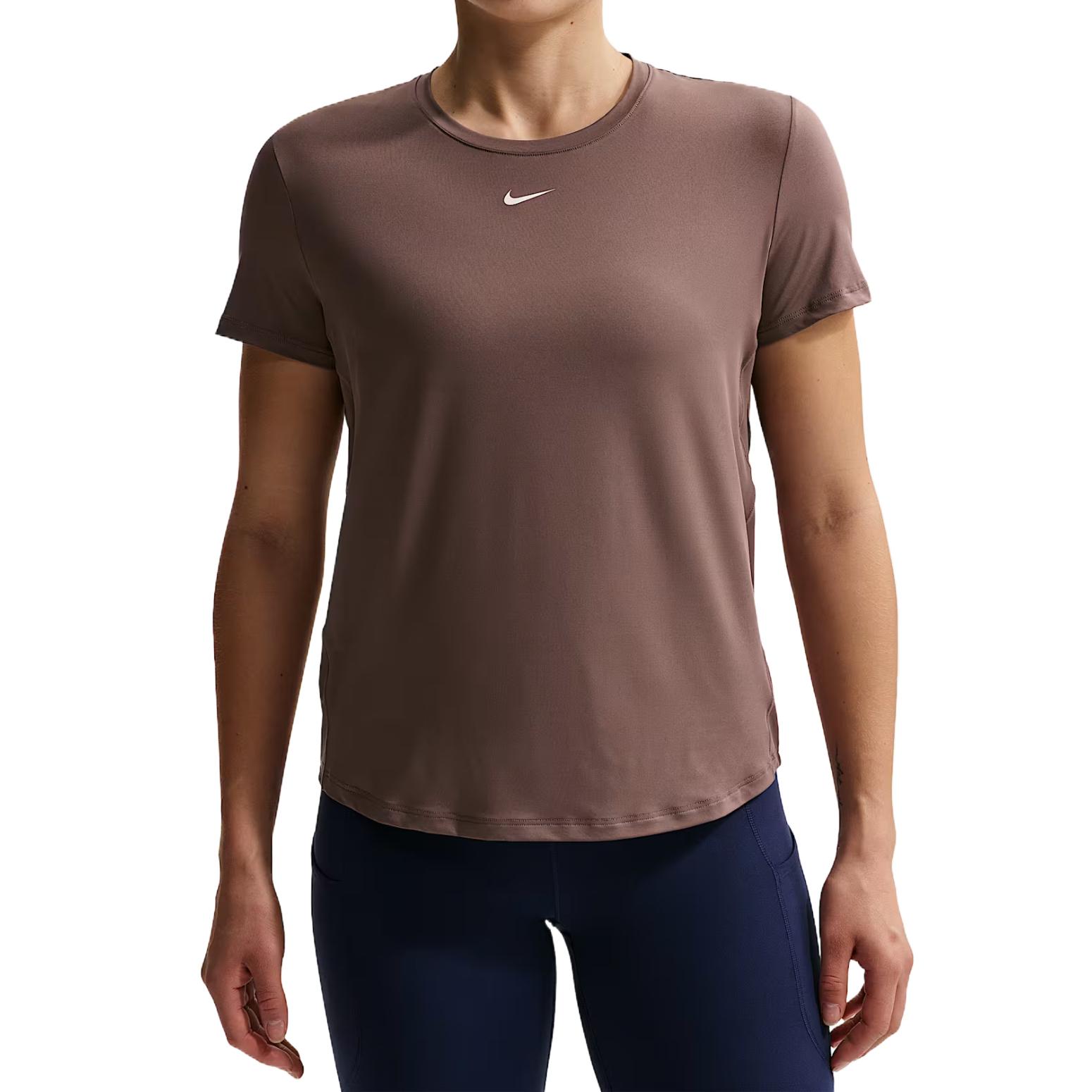 Nike Dri-Fit One Classic Moisture-Wicking Breathable Quick-Dry T-Shirt Women tops FN2799-502 XS