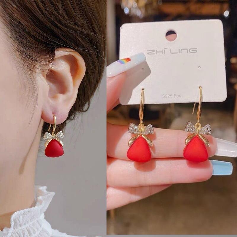 925 Silver Needle Geometric Pearl Earrings For Women Fashion Earrings Flowing Tassel Earrings Elegant Jewelry