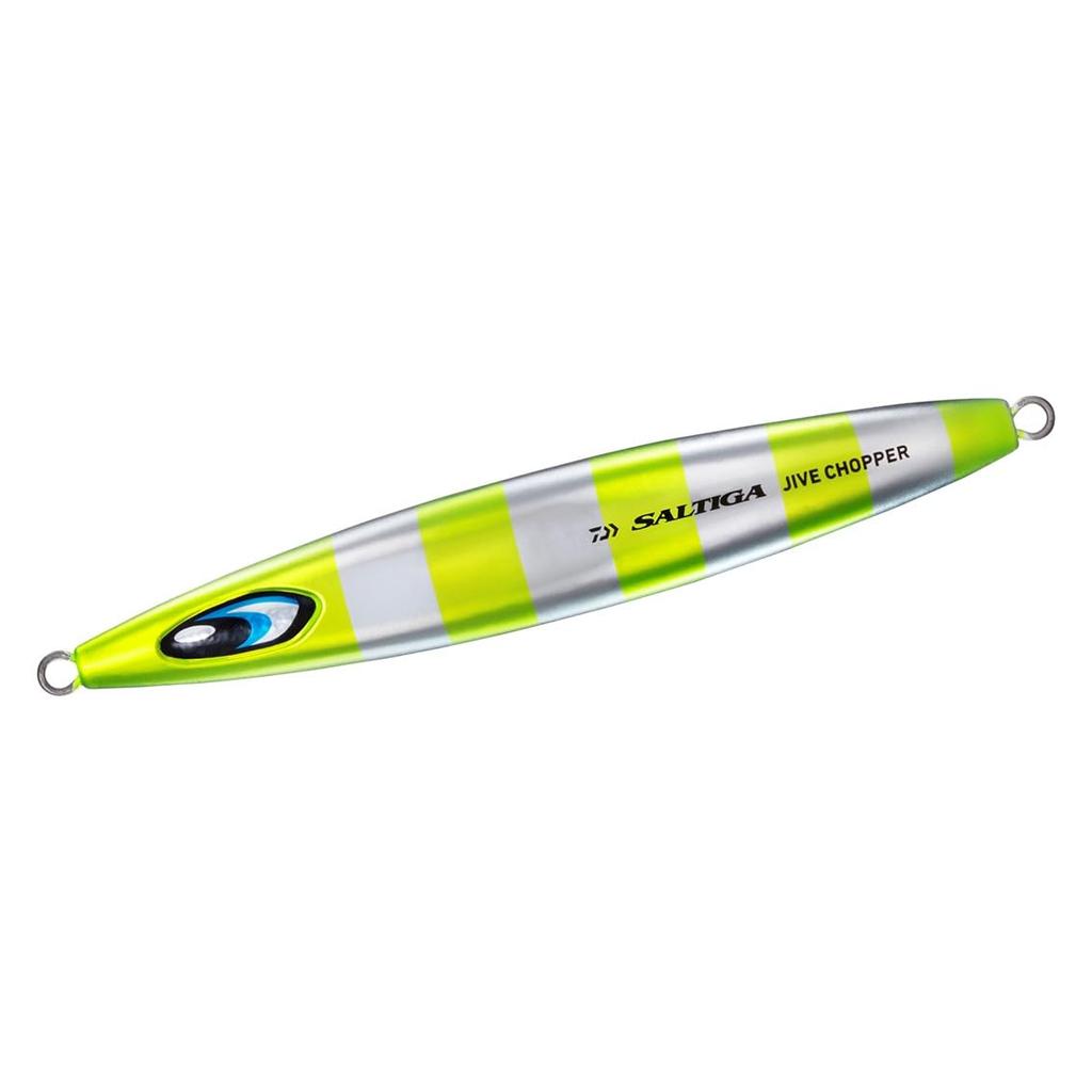 Daiwa Saltiga Jive Chopper 400g Slow Jigging Jig with ML Chart Zebra