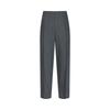 LESS 2025 Autumn Casual Straight Cropped Wool Pants