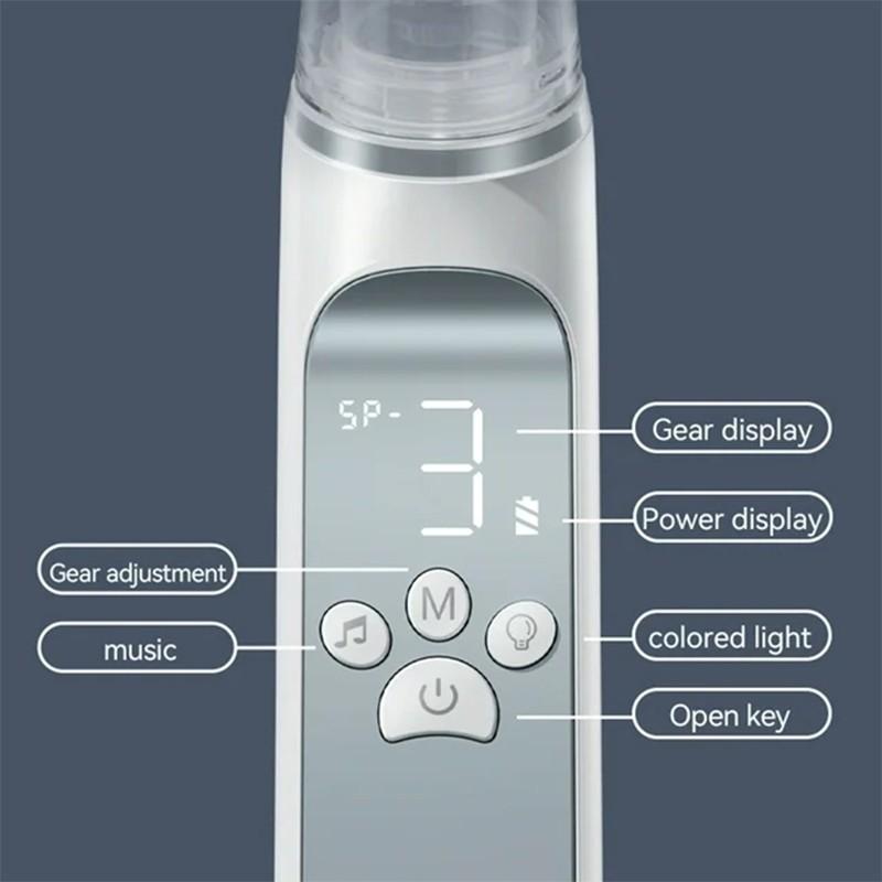 3 Suction Levels Low Noise Anti-backflow 10 Soothing Music Electric Baby Nasal Aspirator Low Noise Nose Suction