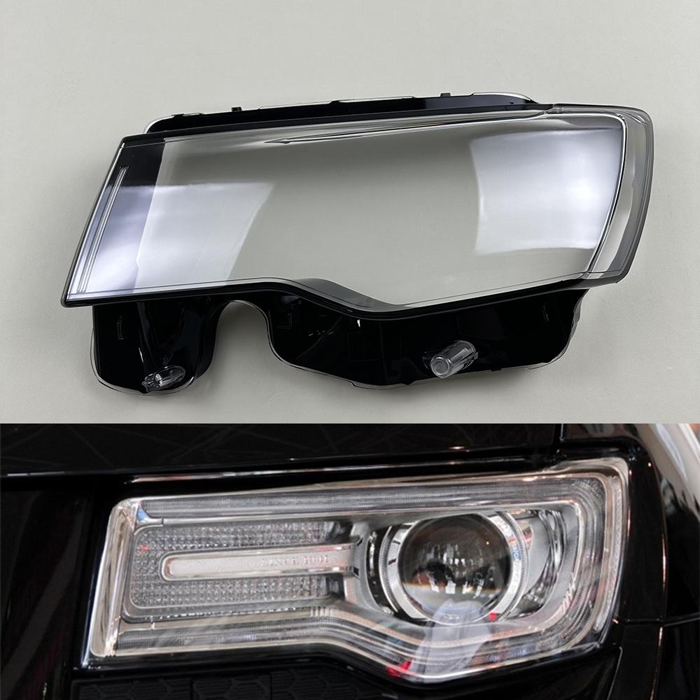 

For Jeep Grand Cherokee 2014~2020 Headlight Shade Transparent Lampshade Headlamp Cover Lamp Shell Headlights Lens Left