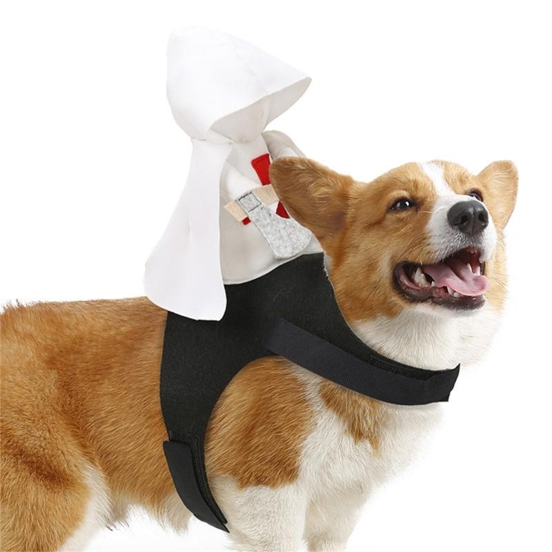Funny 3D Knight Killers Costume for Dogs Pet Holiday Accessories Halloween Suitable for Cats and Dogs