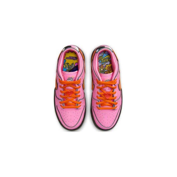 The Powerpuff Girls x Nike Dunk Low Pro SB QS PS Adidași pentru copii Blossom Roz Lotus-Roz Roz Digital FZ3351-600