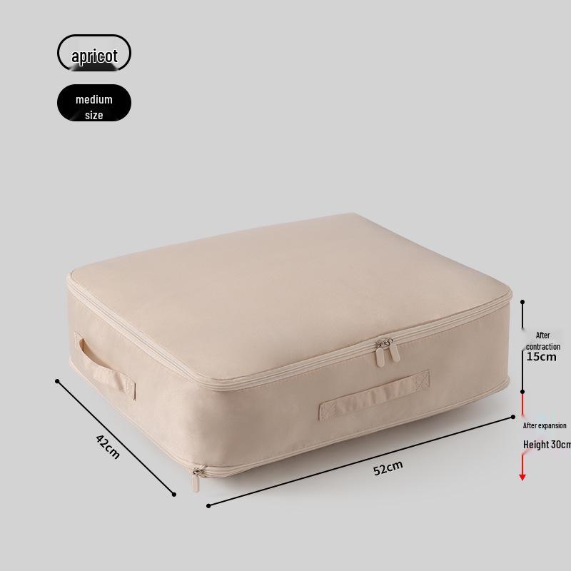 Satin Compression Bag for Quilts & Jackets - Silk Cotton Organizer