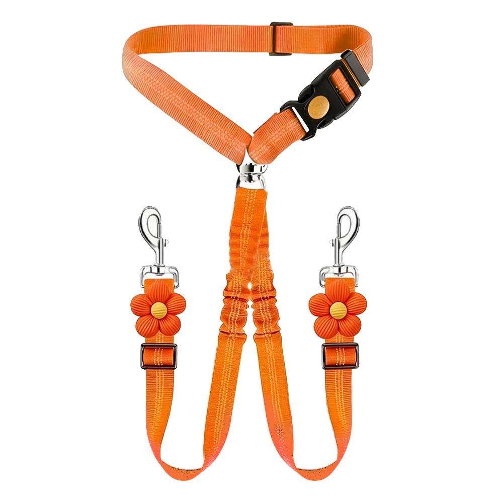 

Adjustable Car Use Dog Leash Double Head Pet Harness New Pet Car Headrest Restraint Dog Restraint