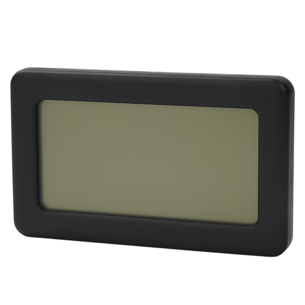 

12/24 Hours Clock 9.6*5.8*1cm Black Button Battery Red чёрный