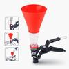 Universal Engine Oil Filling Funnel Set Plastic Adjustable Adapters Change Equipment Car Refueling Accessories Tool