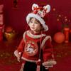 2026 New Year Hanfu Boys Festive Tang Suit - Winter Solstice First Birthday Formal Wear Set