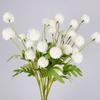 Single ball chrysanthemum home desktop photography fake flower decorative bouquet