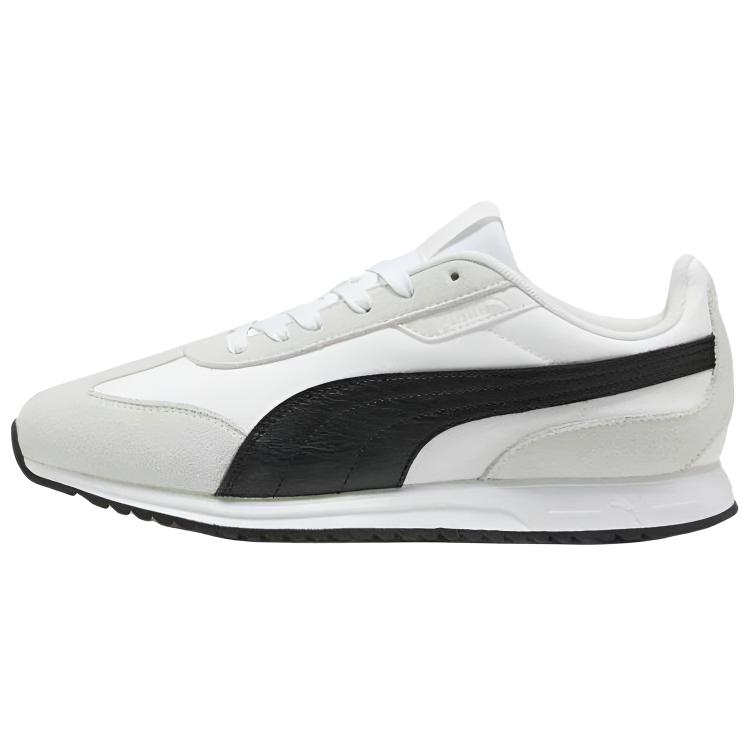 PUMA Softride Cushioning Low top Casual Shoes Unisex White Black 38