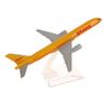 16Cm Scale 1:400 Metal Airplane Replica Dhl Alloy Airplane Model Yellow Freight Machine Diecast Aircraft Aviation Collectibles