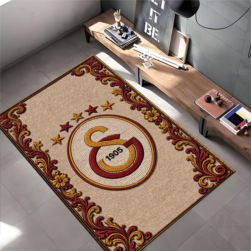 Galatasaray Logo Carpet Design suitable as a non-slip mat for the living room or bedroom sofa