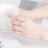 Modish Stylish Sterling Color Woven For Women Rings Smooth Geometric Open Rings JewelryFashion Jewelry