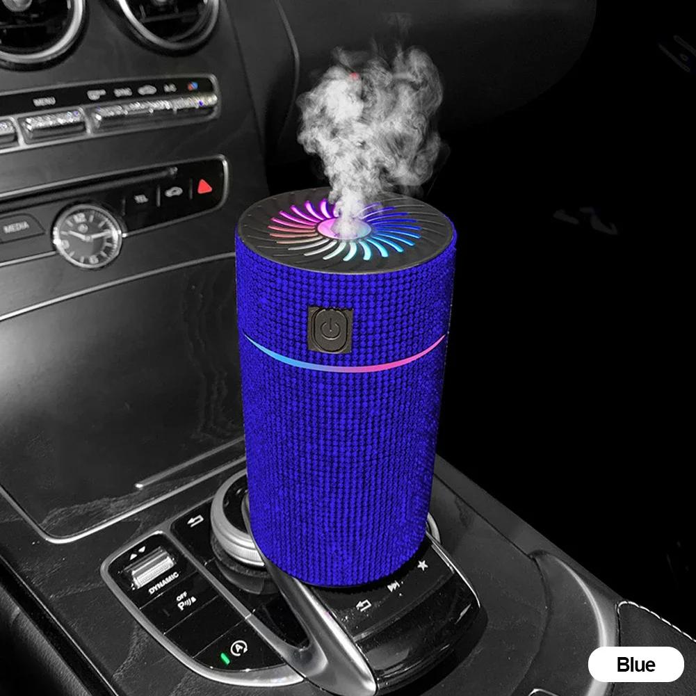 Difuzor auto de lux cu diamante umidificator cu lumină LED Purificator de aer automat Difuzor de aromaterapie Odorizant Accesorii auto