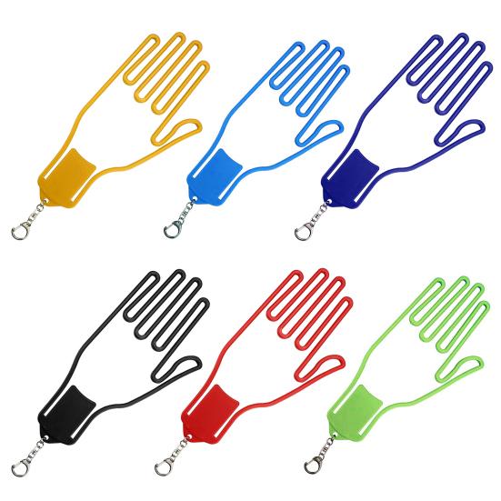 Golf Glove Holder Glove Stretcher Hanger with Keychain Golf Gloves Dryer Shaper Tool Keeper Rack Men Women Golfer Accessories
