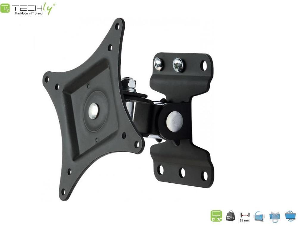 Uchwyt ścienny Techly 13"-30", 23kg obrotowy