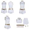 Kpop Demon Hunters Cosplay Costume For Women With Polyester Fabric For Halloween And Stage Performances