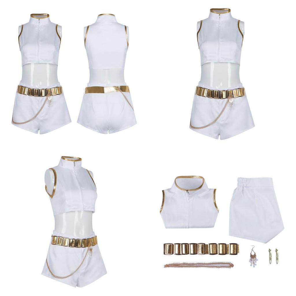 Kpop Demon Hunters Cosplay Costume For Women With Polyester Fabric For Halloween And Stage Performances