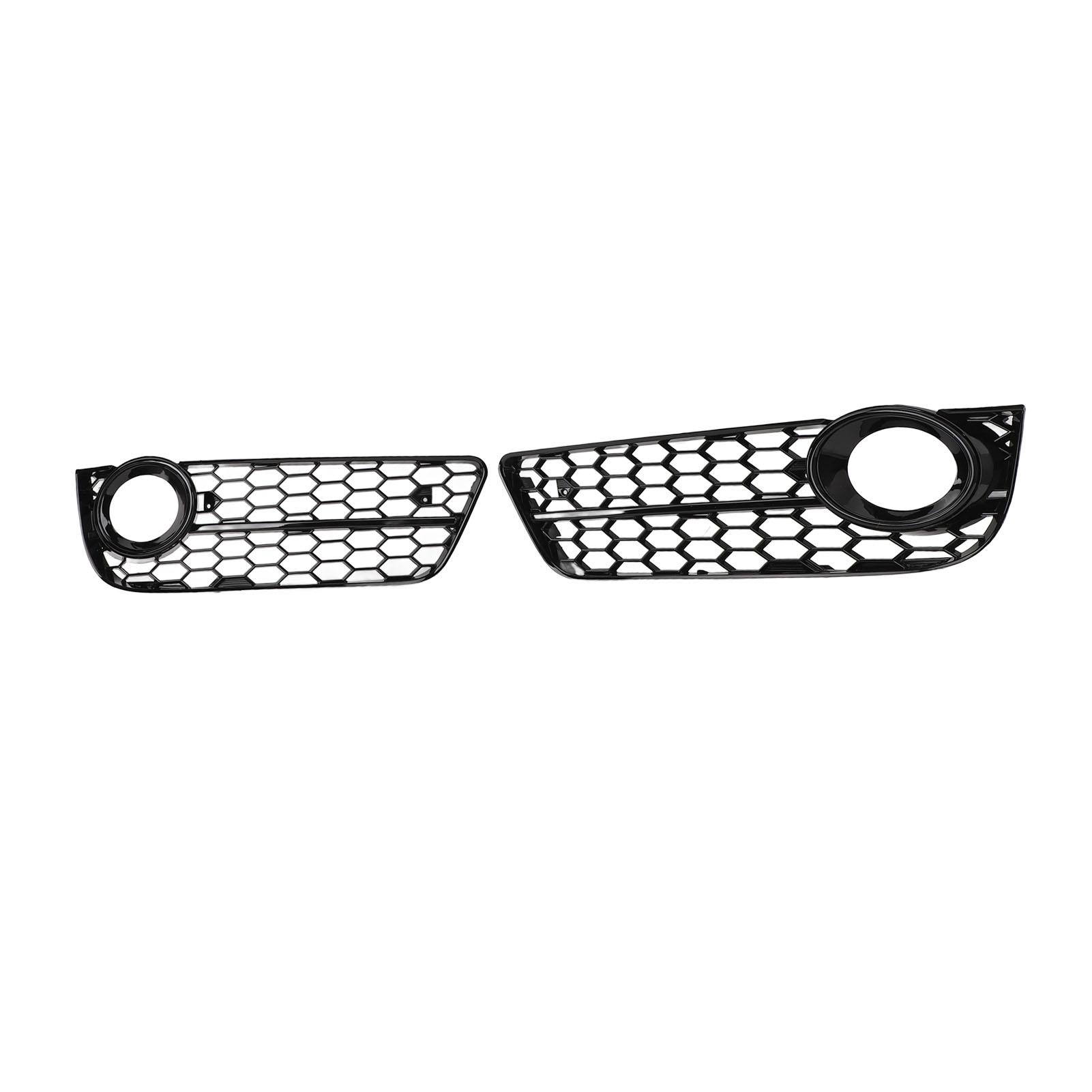 Couvercle de Grille de Antibrouillard, Noir Brillant 8T0807681 Bande d'Antibrouillard de Pare-chocs Avant, Cadre d'Antibrouillard de Pare-chocs, pour A 5   Sportback 2008-2011, A 5 Cabriolet