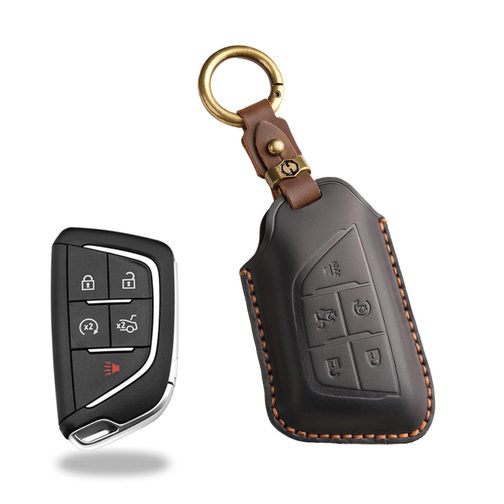 

Retro car key bag is suitable for Cadillac key cover cadillac special handmade key bag chain