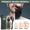 Set Spray Crescita Barba Uomo Naturale Essenza Crescita Barba Spray Idratante Nutriente Follicoli Piliferi Soluzione Nutriente per Barba