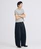 TAKEASY One-Pleat Barrel Fit Cotton Pants (Black)