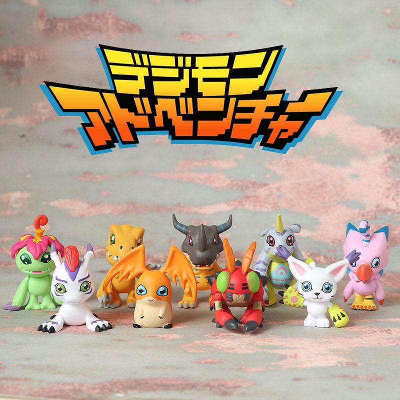 

9pcs/set Digimon Digimon Adventure Anime Figure Model PVC Collection Ornaments Statue Dolls Birthday Toy Gifts Christmas Gifts